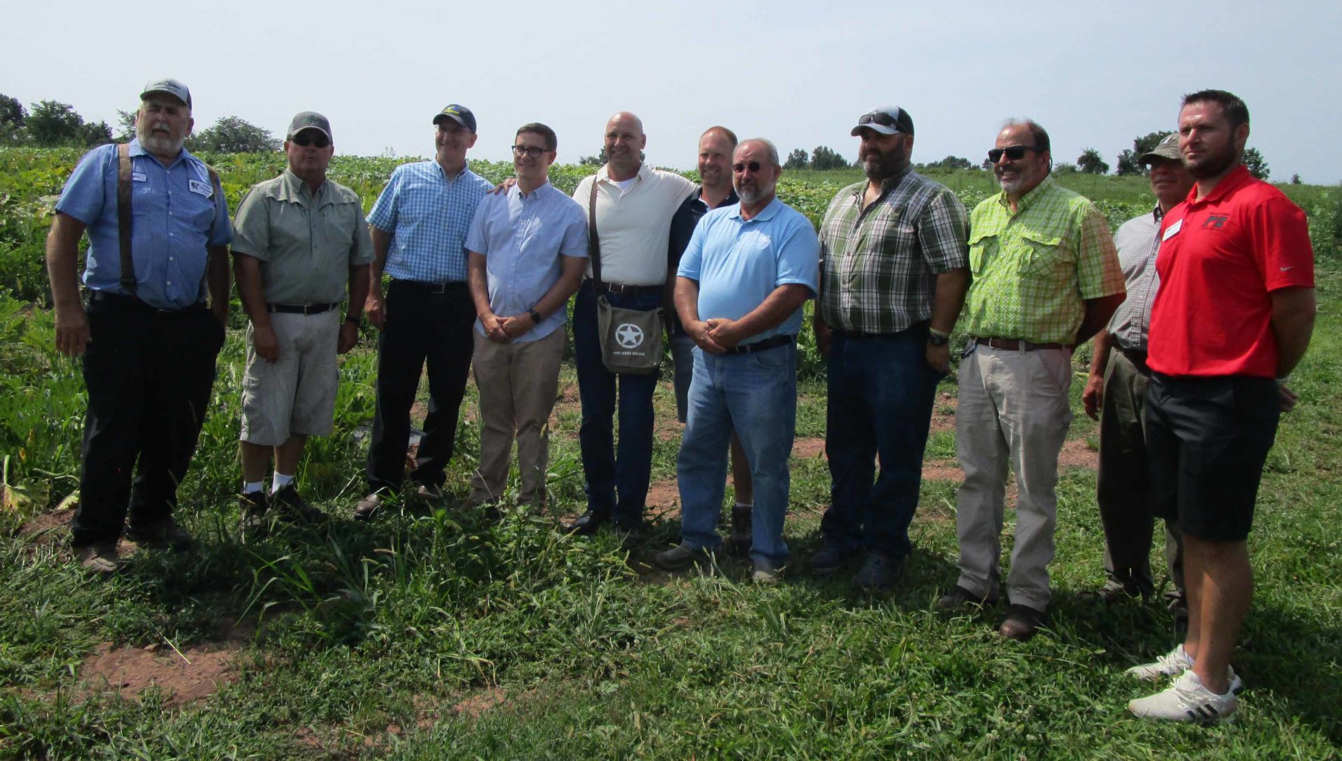 Officials tour farm